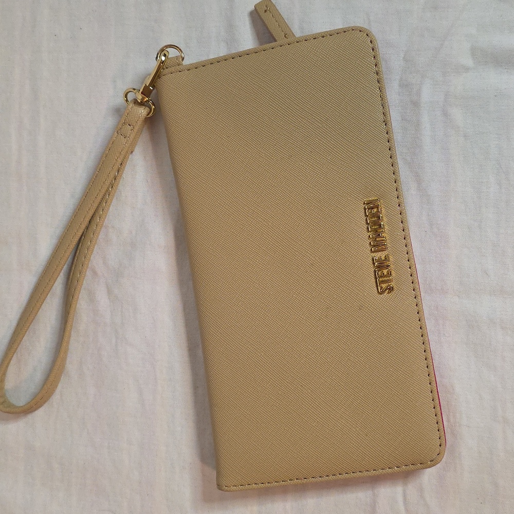 Steve Madden Tan Wristlet Clutch [2/$10]
